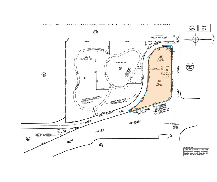 21513 Dana Point Ln, Cupertino, CA for lease - Plat Map - Image 2 of 2