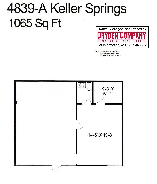 4801-4849 Keller Springs Rd, Addison, TX for lease Floor Plan- Image 1 of 1