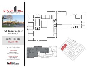 740 Pasquinelli Dr, Westmont, IL for lease Floor Plan- Image 2 of 2