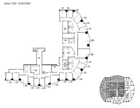 633 W 5th St, Los Angeles, CA for lease Floor Plan- Image 1 of 1