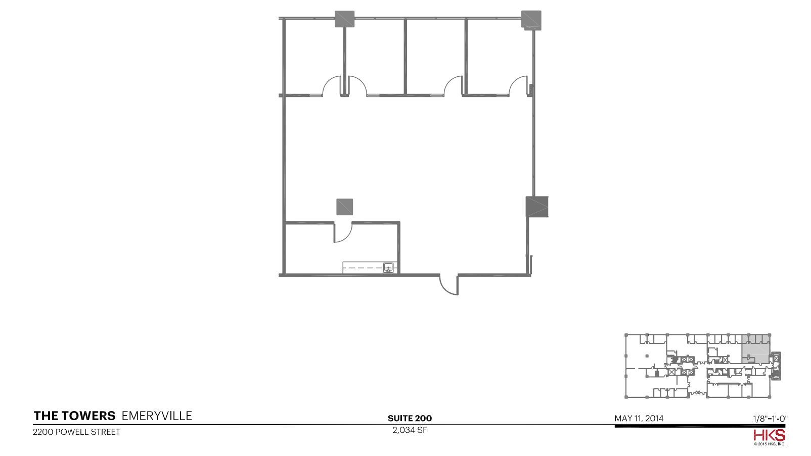 2200 Powell St, Emeryville, CA for lease Floor Plan- Image 1 of 1