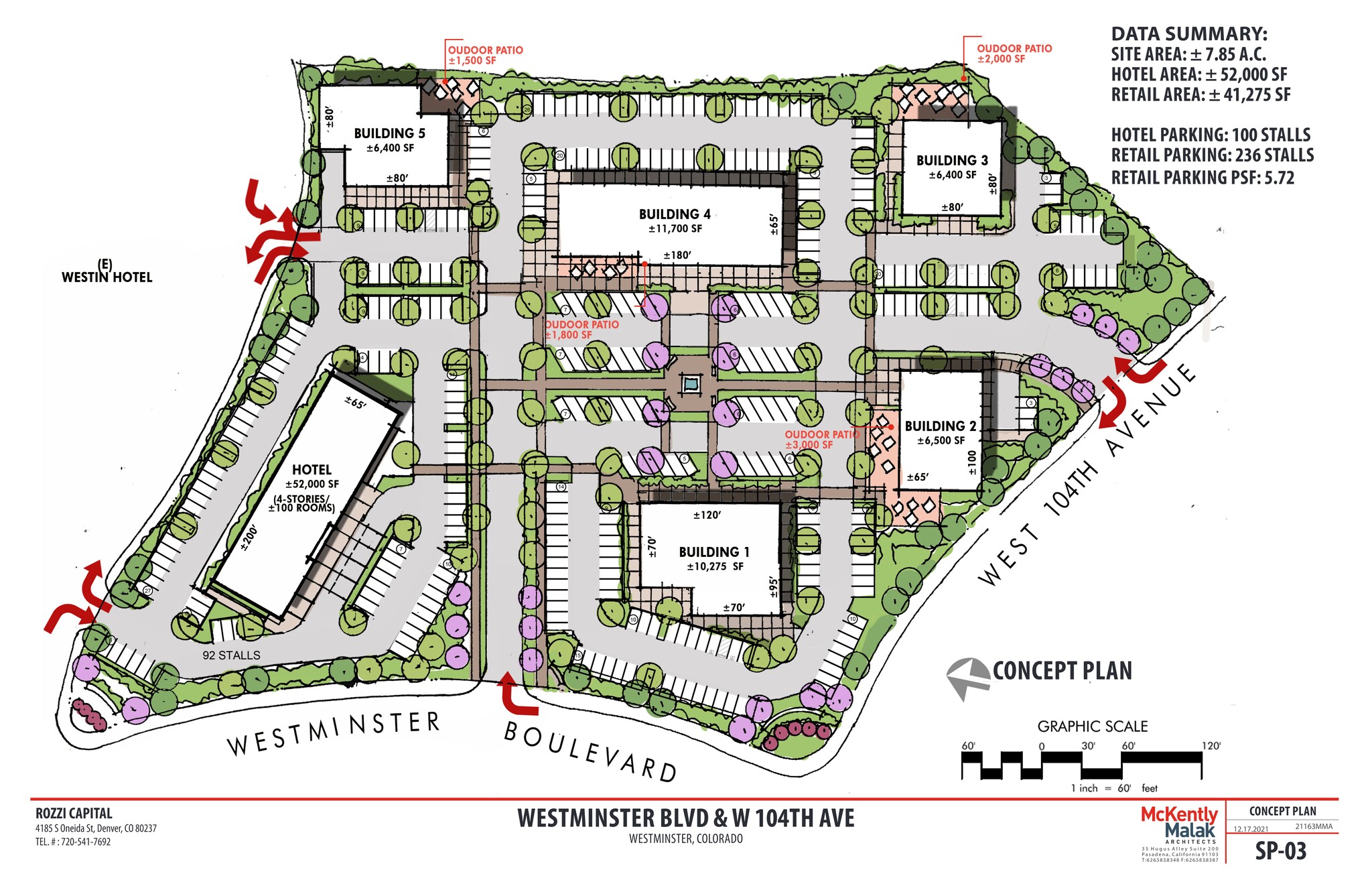 NEC of Westminster Boulevard and 104th Ave, Westminster, CO for lease Site Plan- Image 1 of 3