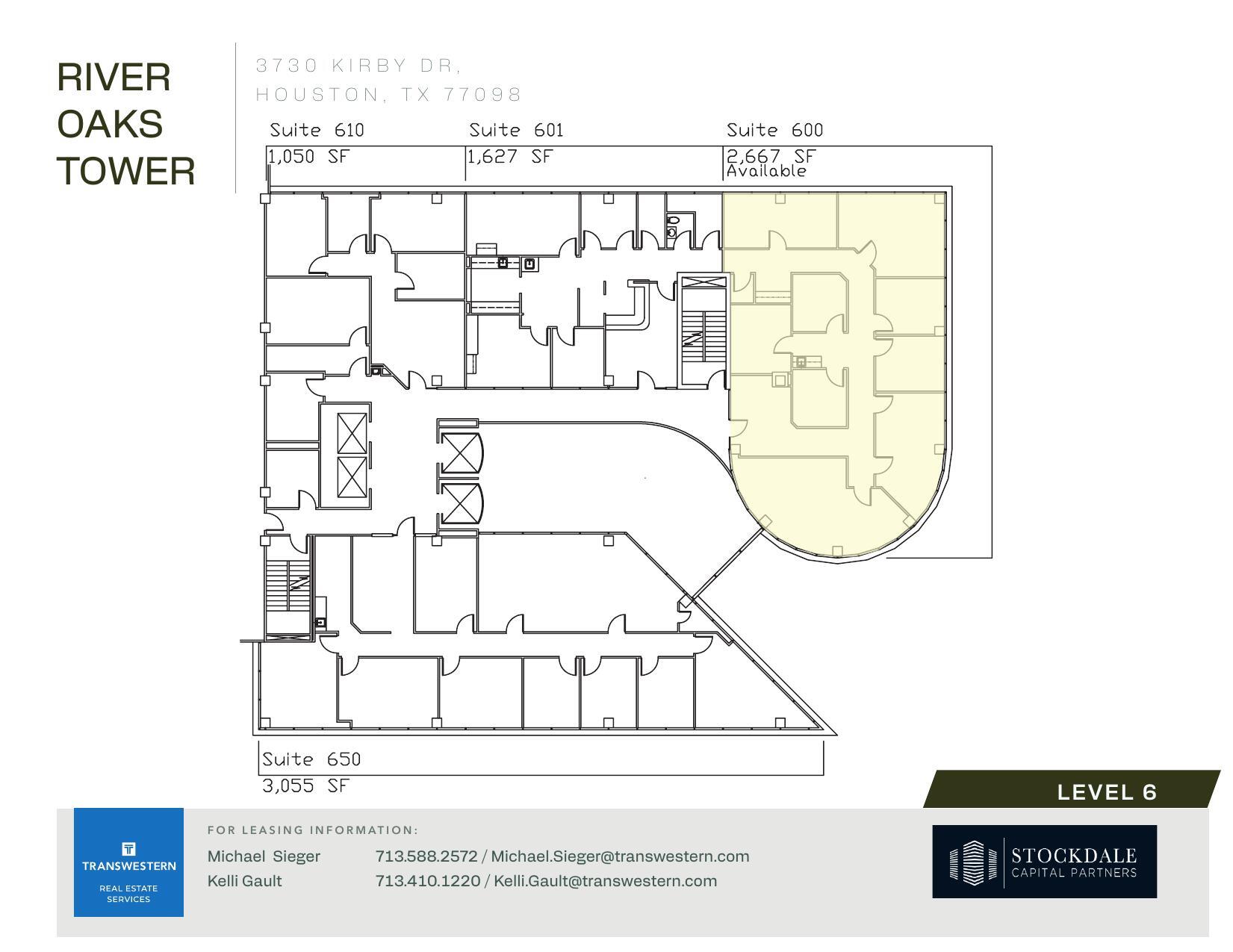 3730 Kirby Dr, Houston, TX for lease Floor Plan- Image 1 of 1