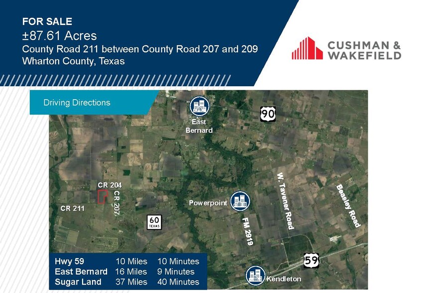 CR 211 between CR 207 and CR 209, East Bernard, TX for sale - Primary Photo - Image 1 of 1