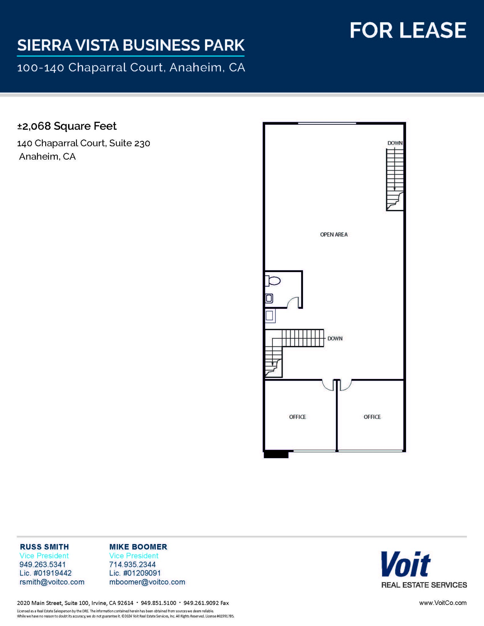 130 Chaparral Ct, Anaheim, CA for lease Floor Plan- Image 1 of 1