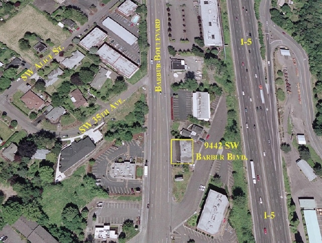 9442 SW Barbur Blvd, Portland, OR for lease - Aerial - Image 2 of 8