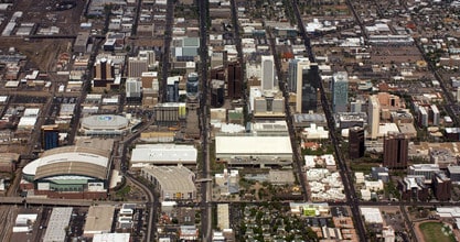 112 N Central Ave, Phoenix, AZ - AERIAL  map view