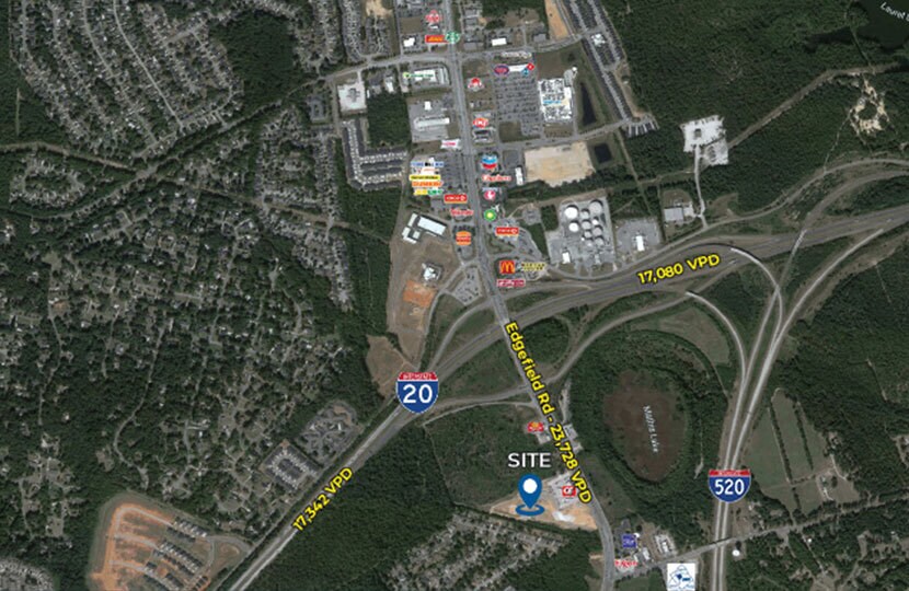 930 Edgefield Rd, North Augusta, SC for sale Aerial- Image 1 of 1