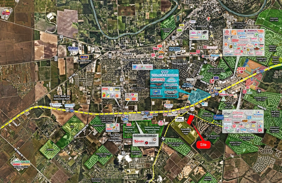 4910 Bryan Rd, Richmond, TX for sale - Aerial - Image 2 of 5