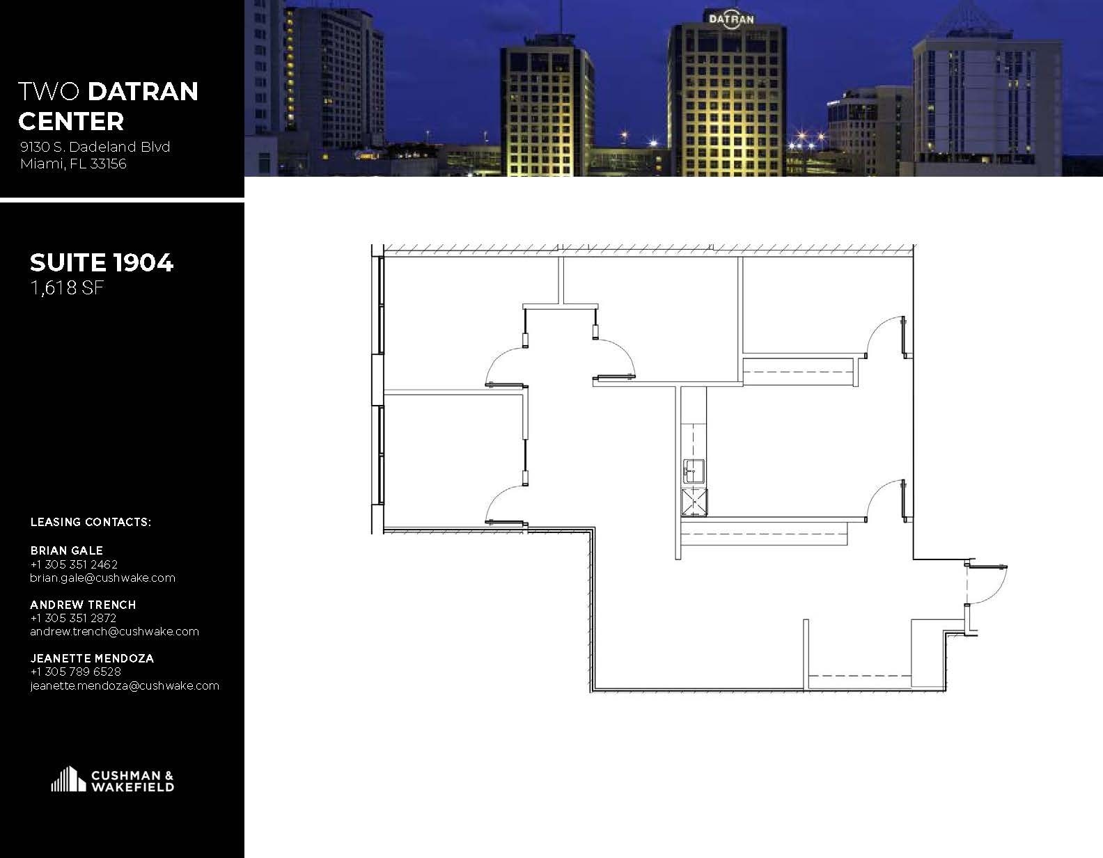 9130 S Dadeland Blvd, Miami, FL for lease Floor Plan- Image 1 of 1