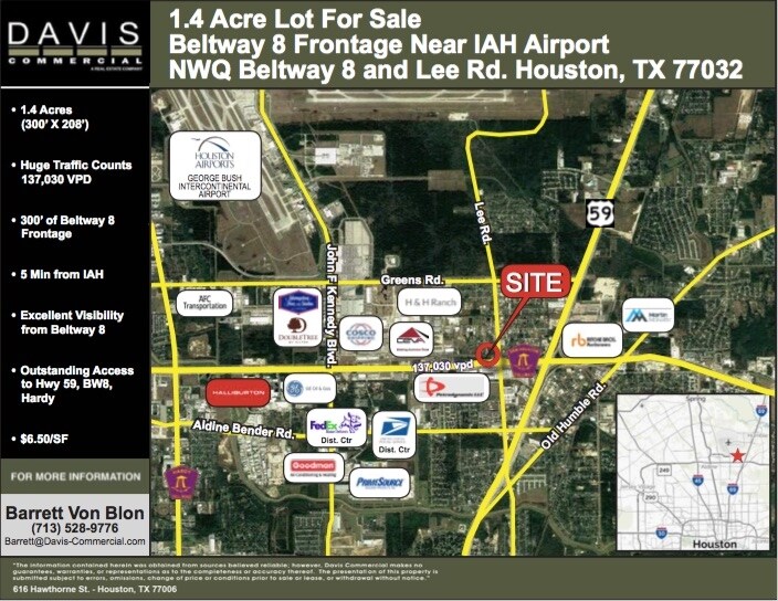 Beltway 8 & Lee Rd, Houston, TX for sale Building Photo- Image 1 of 1