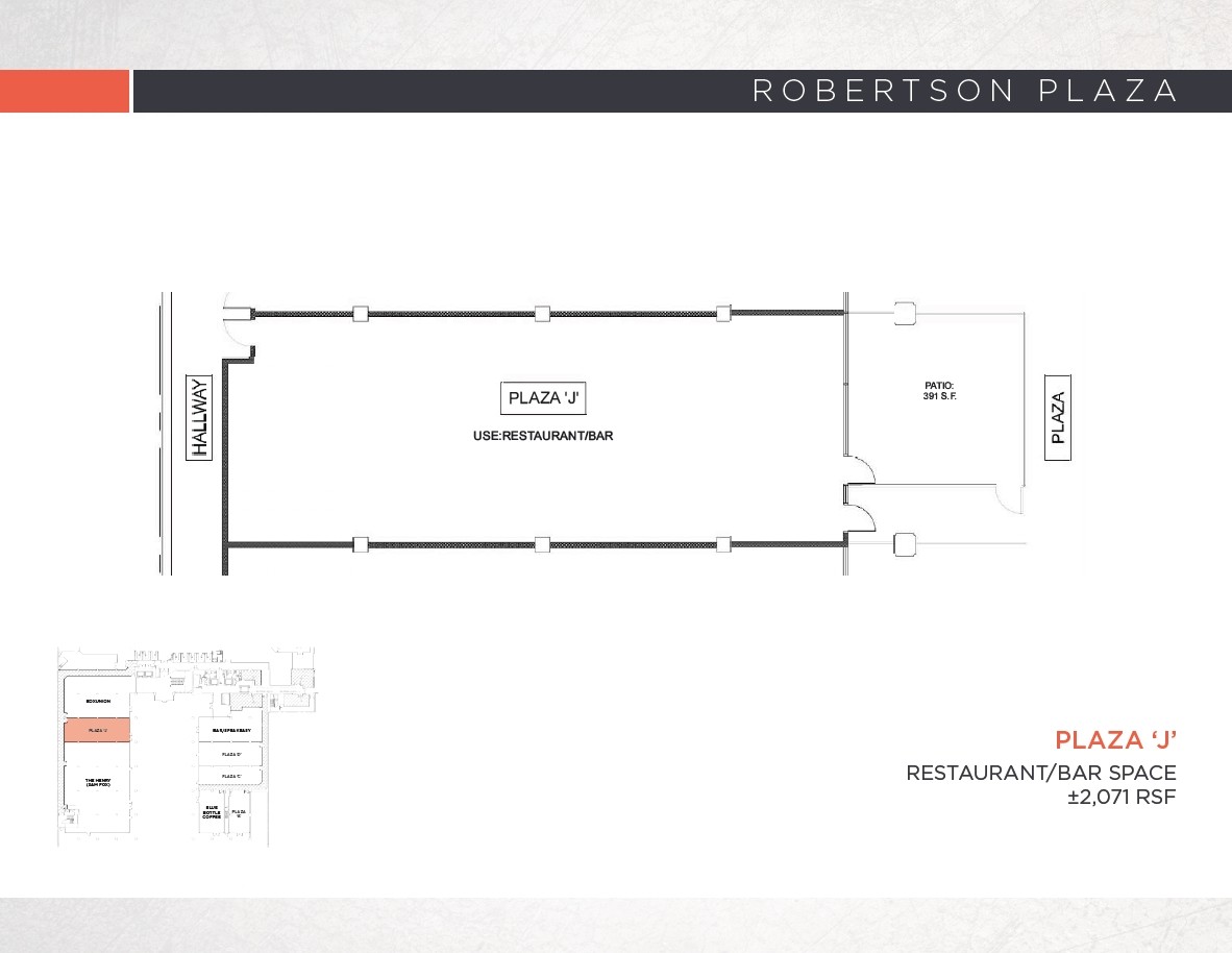 116-120 N Robertson Blvd, West Hollywood, CA for lease Floor Plan- Image 1 of 2