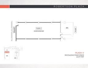 116-120 N Robertson Blvd, West Hollywood, CA for lease Floor Plan- Image 1 of 2