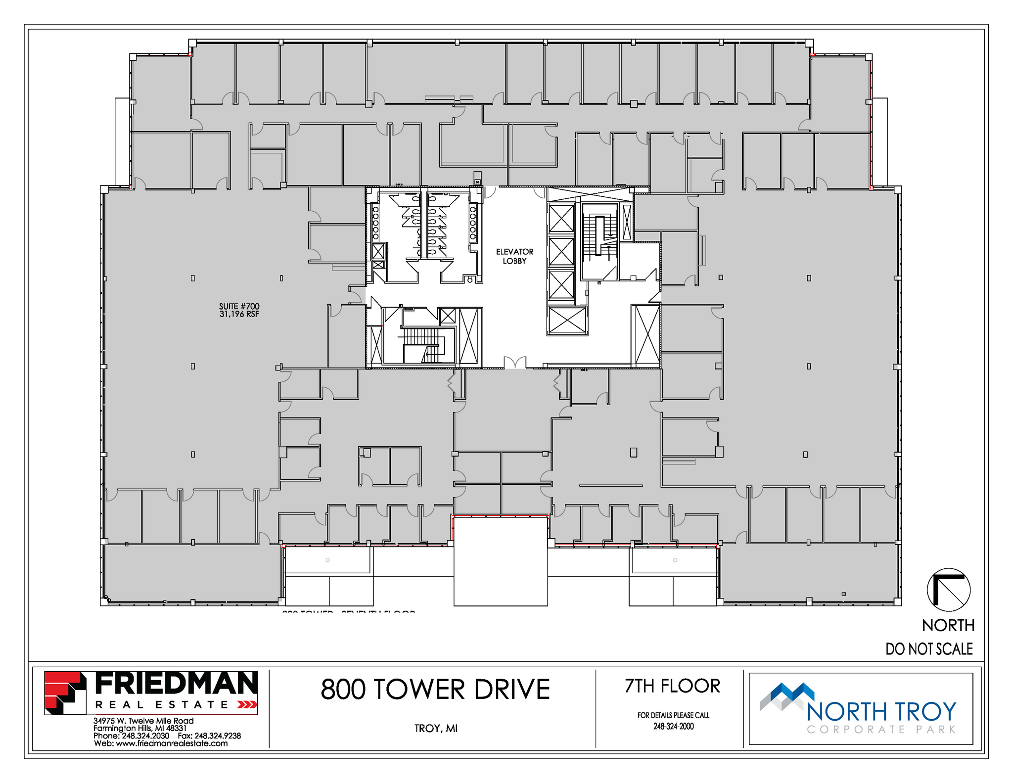 800 Tower Dr, Troy, MI for lease Floor Plan- Image 1 of 1