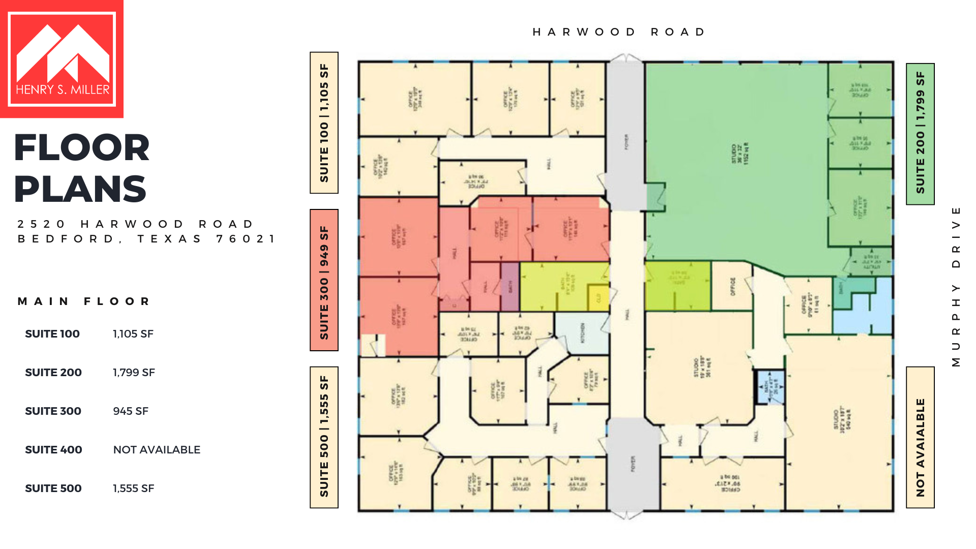 2520 Harwood Rd, Bedford, TX for lease Floor Plan- Image 1 of 1