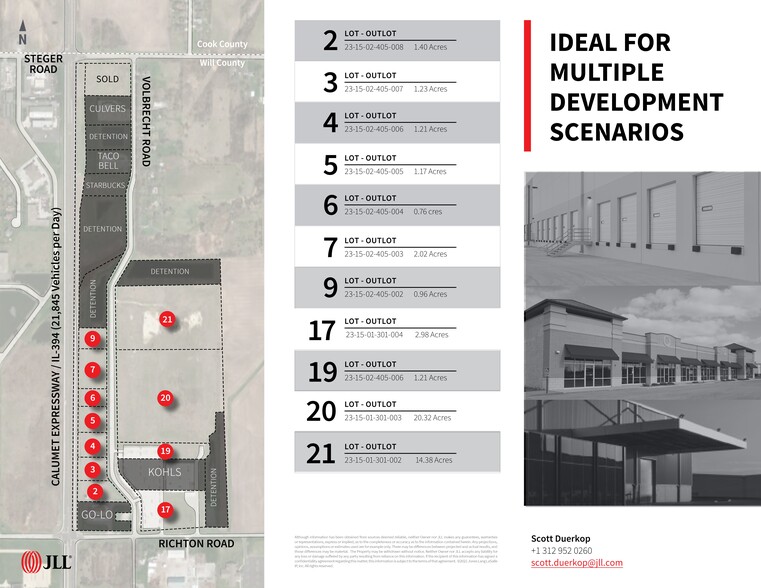 Richton Rd & I-394, Crete, IL for sale - Site Plan - Image 2 of 2