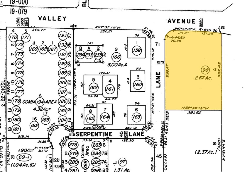 1279 Quarry Ln, Pleasanton, CA for lease - Plat Map - Image 3 of 6