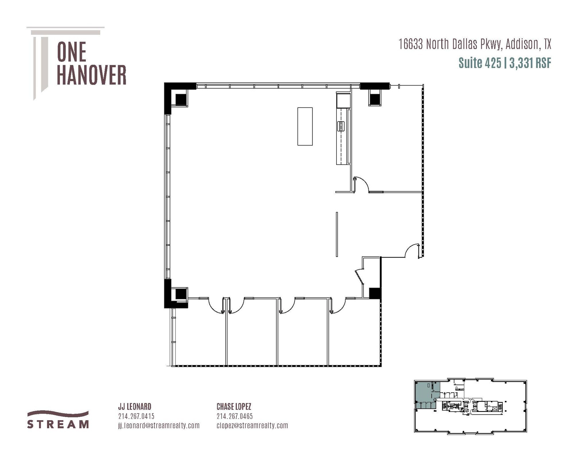 16633 N Dallas Pky, Addison, TX for lease Floor Plan- Image 1 of 1