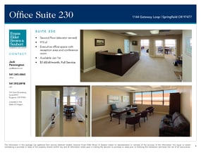 1144 Gateway Loop, Springfield, OR for lease Interior Photo- Image 2 of 2