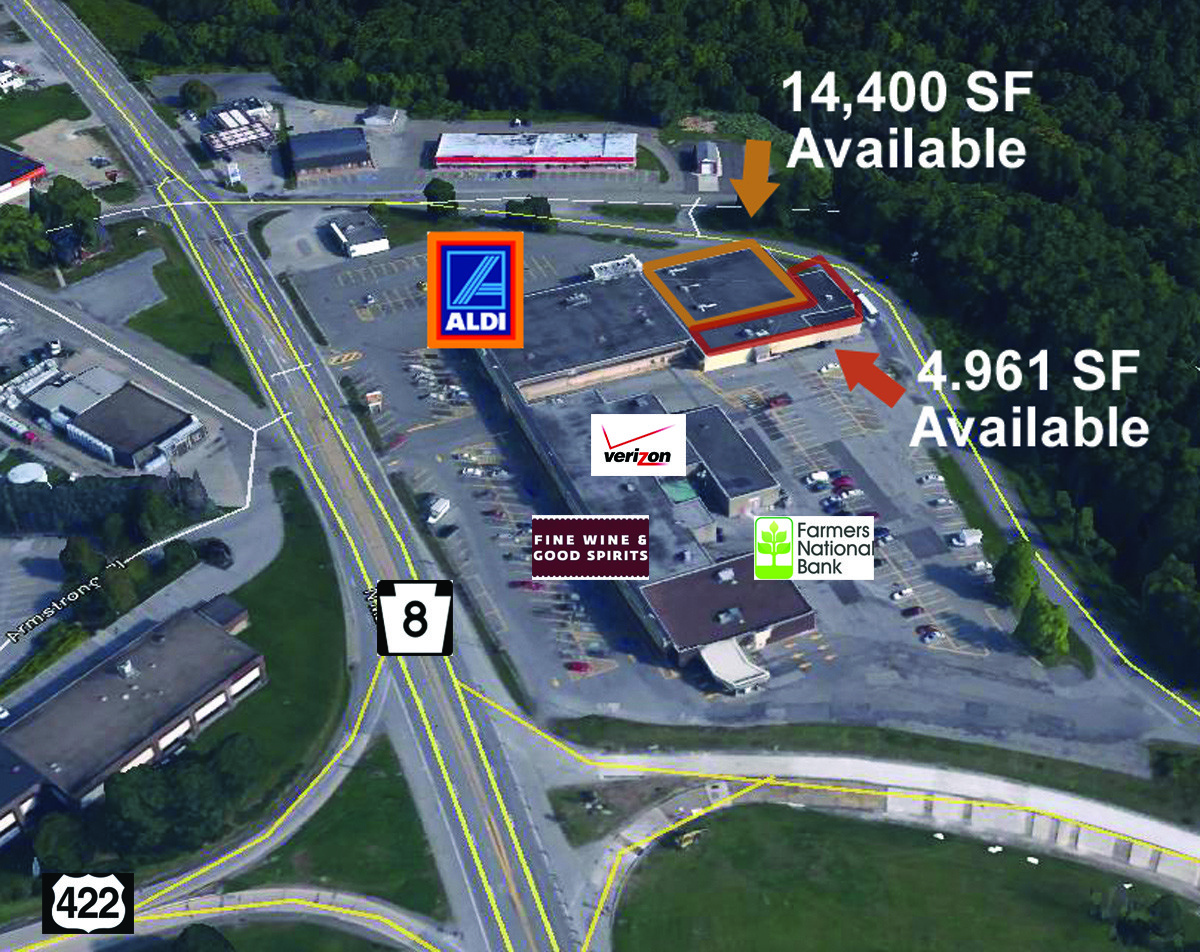 1049 N Main St, Butler, PA for lease Aerial- Image 1 of 6