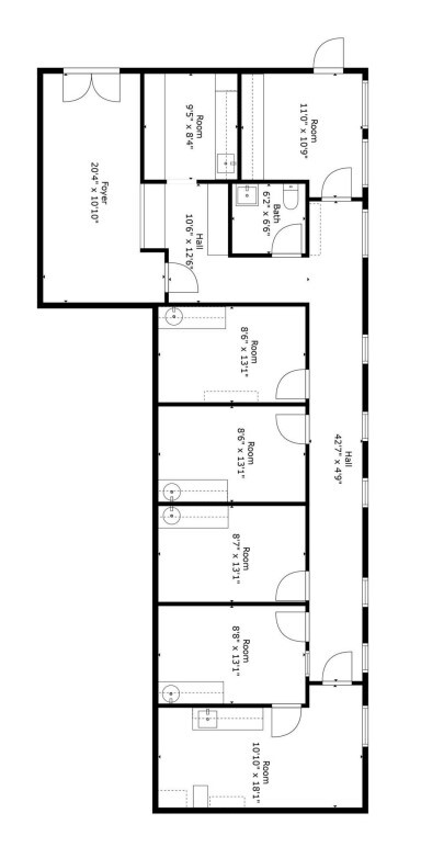 312 Roberts Dr, Chesterton, IN for lease Floor Plan- Image 1 of 6