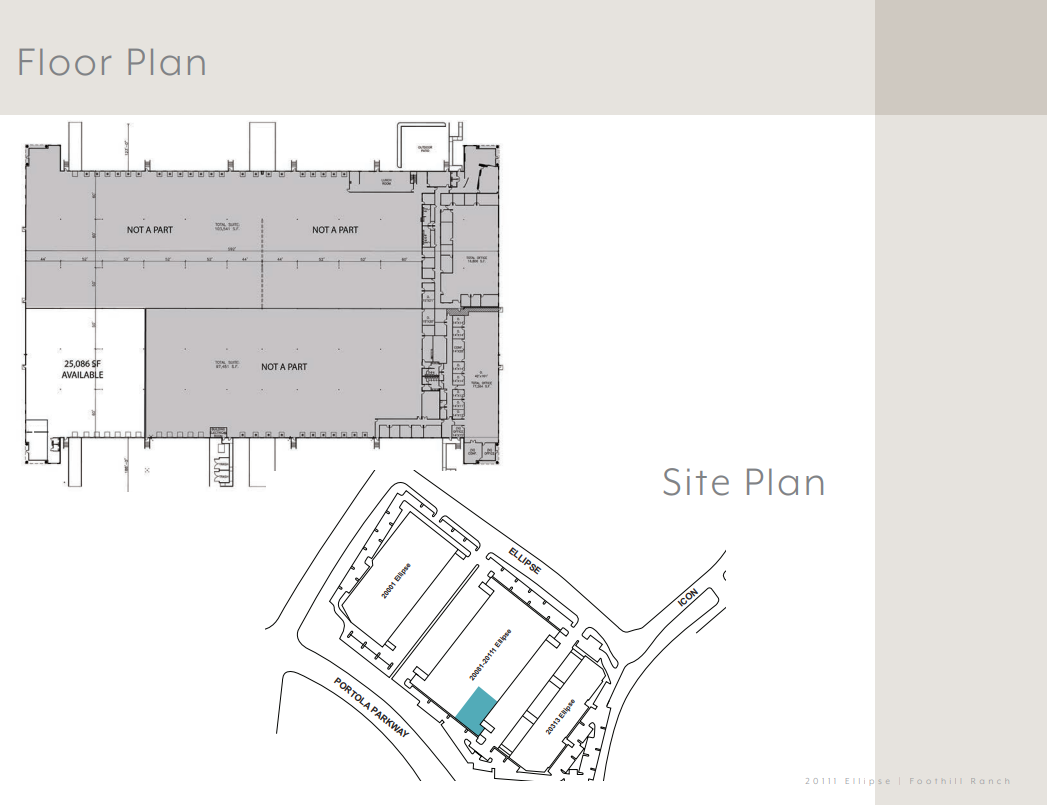 20081-20111 Ellipse, Foothill Ranch, CA for lease Floor Plan- Image 1 of 1