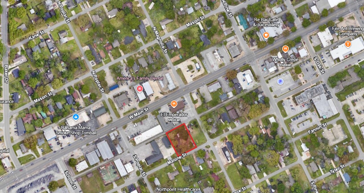 606 Malone St, Tomball, TX for sale Aerial- Image 1 of 1