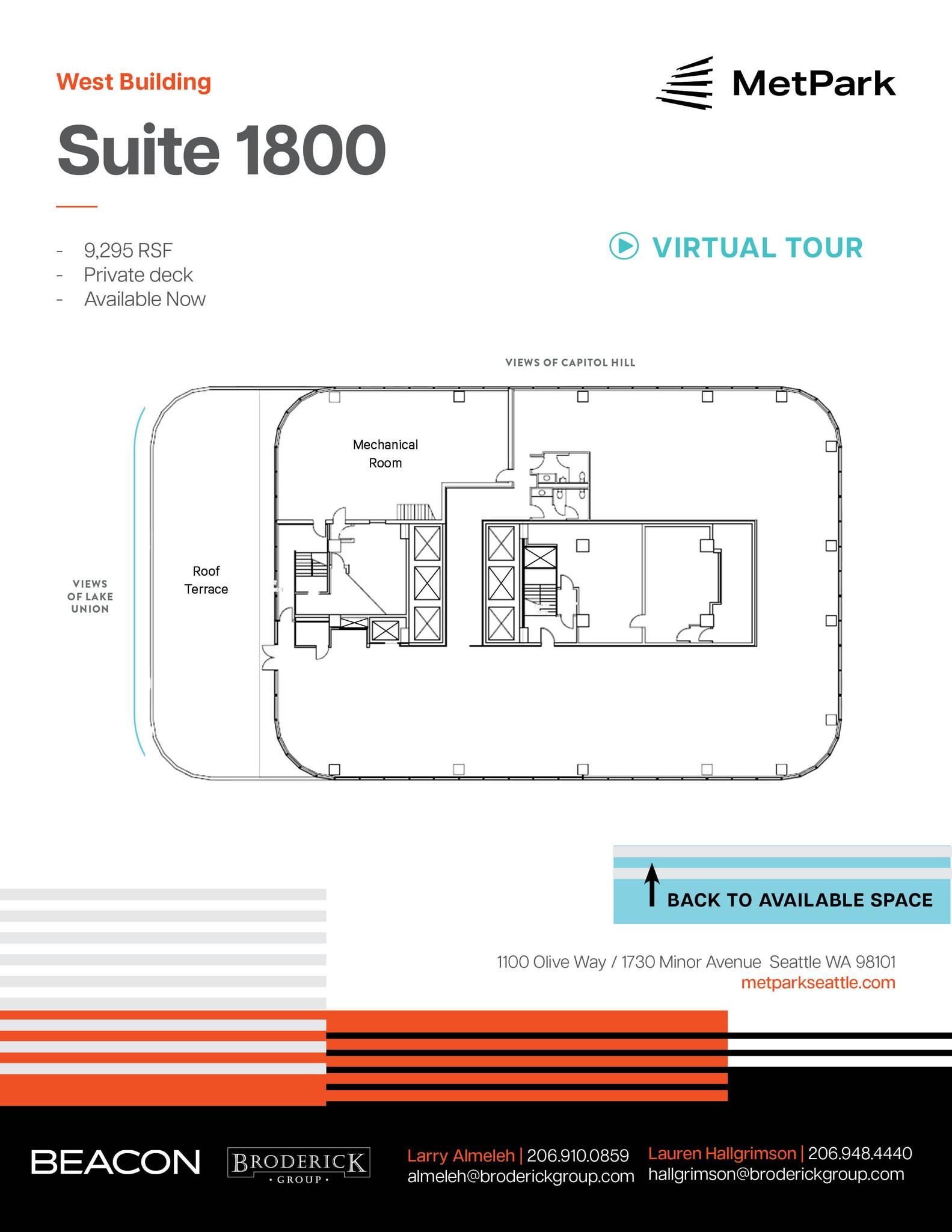 1100 Olive Way, Seattle, WA for lease Floor Plan- Image 1 of 1