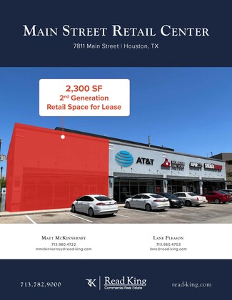 More details for 7811 Main St, Houston, TX - Retail for Lease