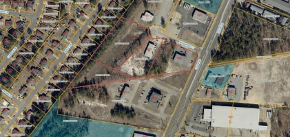 3600 Legion Rd, Hope Mills, NC - AERIAL  map view