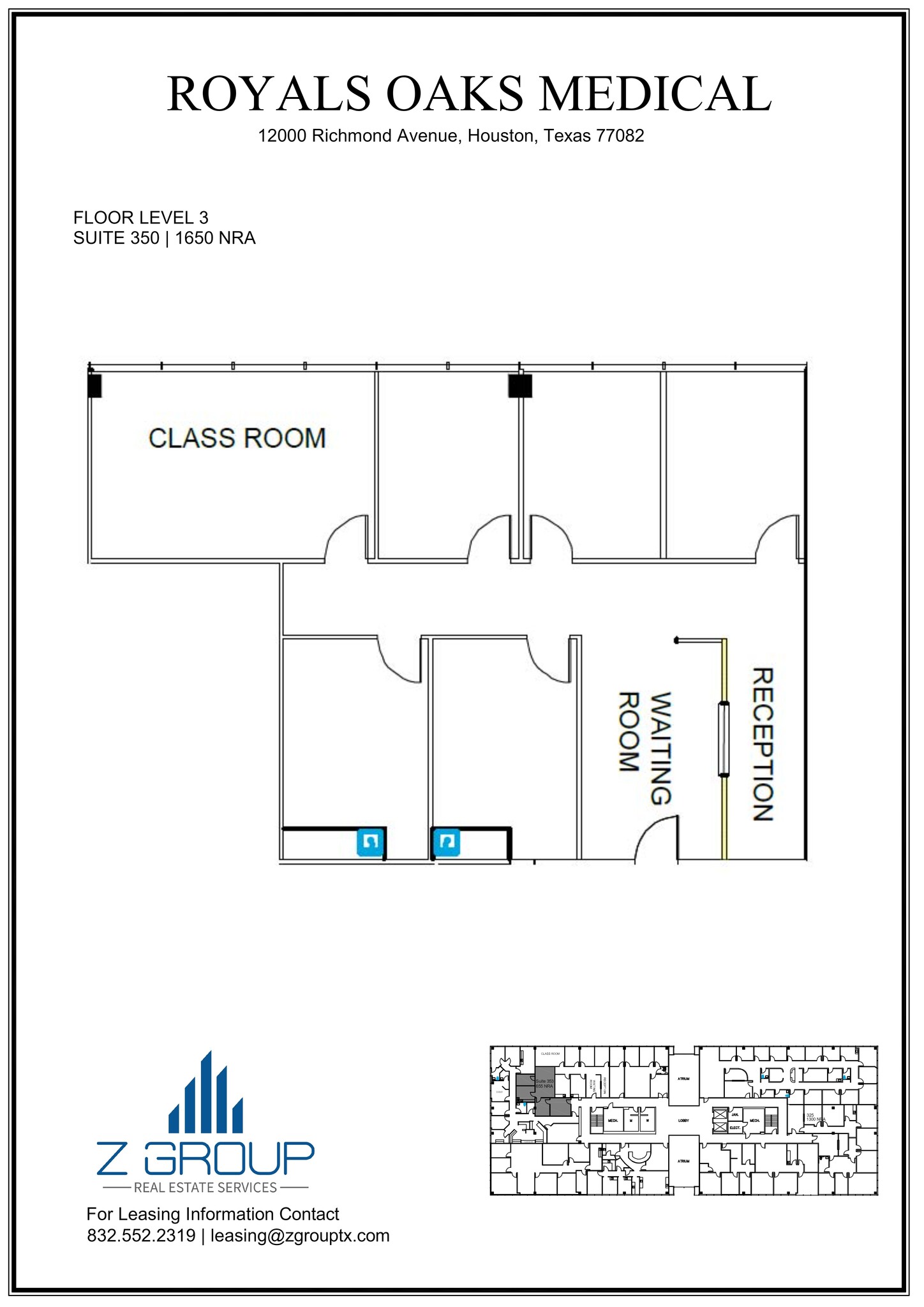 12000 Richmond Ave, Houston, TX for lease Site Plan- Image 1 of 1