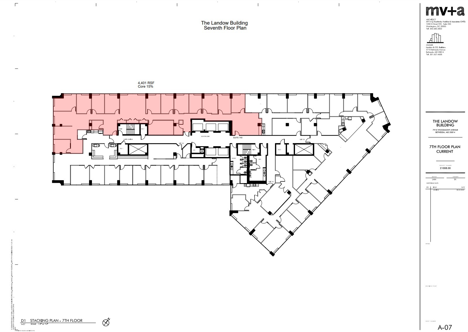 7910 Woodmont Ave, Bethesda, MD for lease Floor Plan- Image 1 of 1