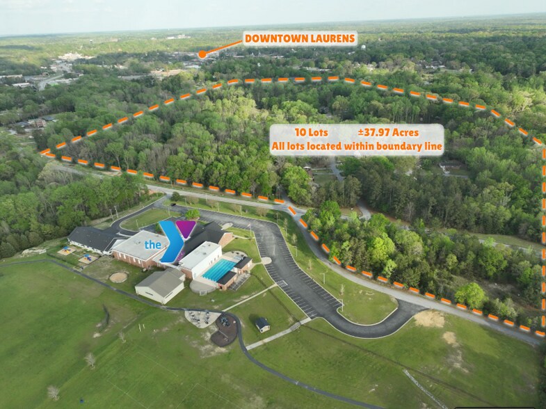 Overbrook Dr, Laurens, SC for sale - Aerial - Image 2 of 17