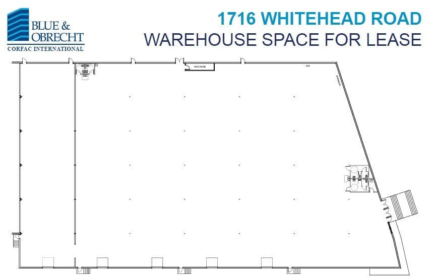 1716 Whitehead Rd, Woodlawn, MD for lease Floor Plan- Image 1 of 2