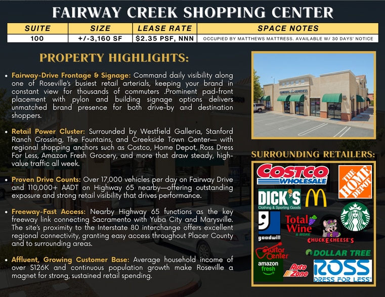 9650 Fairway Dr, Roseville, CA for lease - Building Photo - Image 2 of 11