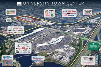 5205-5275 University Pky, University Park, FL - AERIAL map view