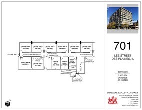 701 Lee St, Des Plaines, IL for lease Site Plan- Image 1 of 2