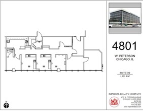 4801 W Peterson Ave, Chicago, IL for lease Floor Plan- Image 1 of 5