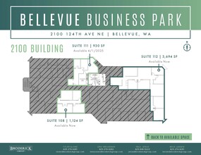 2000 124th Ave NE, Bellevue, WA for lease Floor Plan- Image 1 of 1