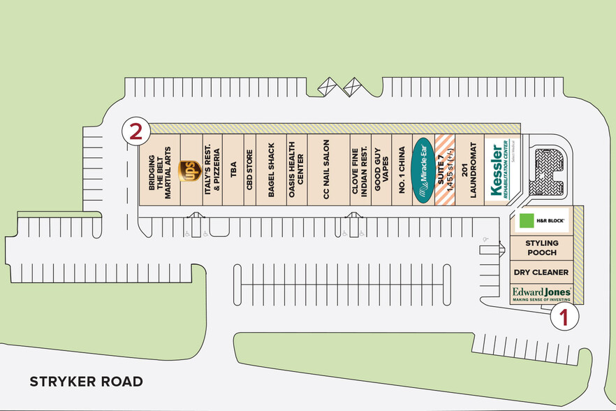 201 Strykers Rd, Lopatcong, NJ for lease - Site Plan - Image 3 of 16