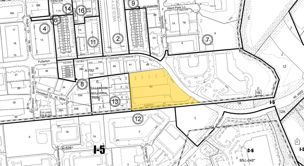 7401 Fullerton Rd, Springfield, VA for lease - Plat Map - Image 2 of 4