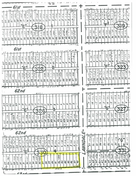 3700 W 63rd St, Chicago, IL for sale - Plat Map - Image 2 of 6