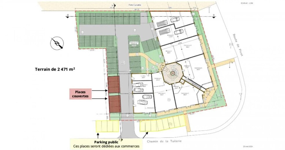 Office in Saint-Aubin-de-Médoc for sale - Floor Plan - Image 3 of 11