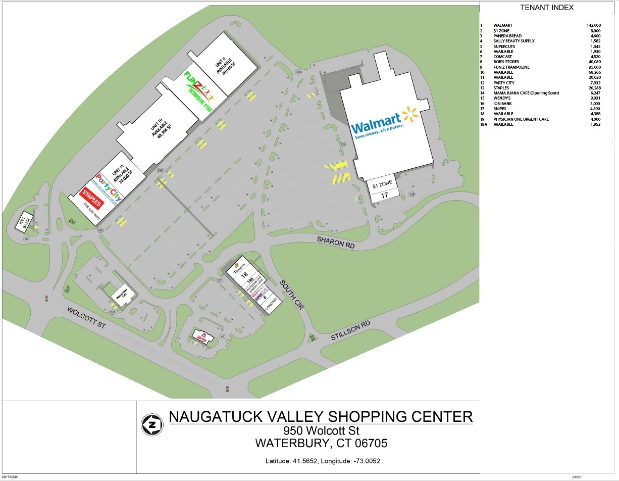 950 Wolcott St, Waterbury, CT for lease Site Plan- Image 1 of 1