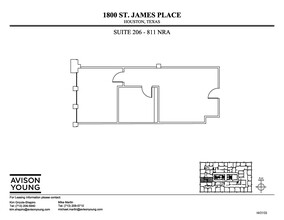 1800 St James Pl, Houston, TX for lease Floor Plan- Image 1 of 1