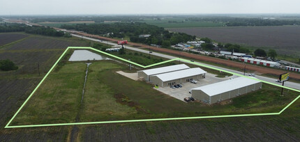 9210 Highway 36, Needville, TX - aerial  map view