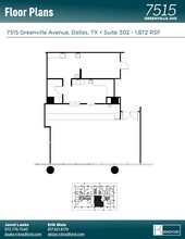 7515 Greenville Ave, Dallas, TX for lease Floor Plan- Image 2 of 2