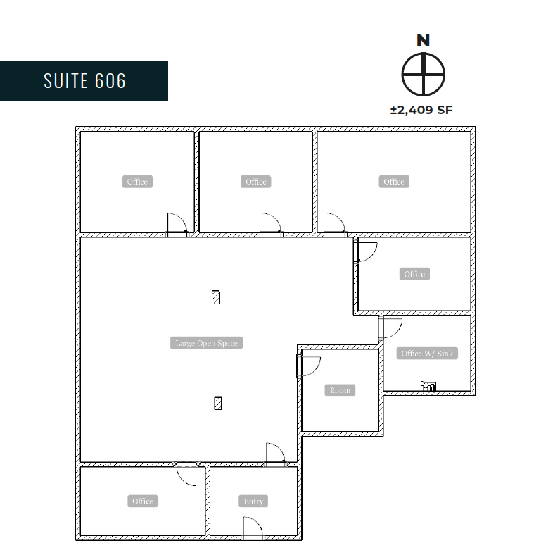 18425 Burbank Blvd, Tarzana, CA for lease Floor Plan- Image 1 of 3