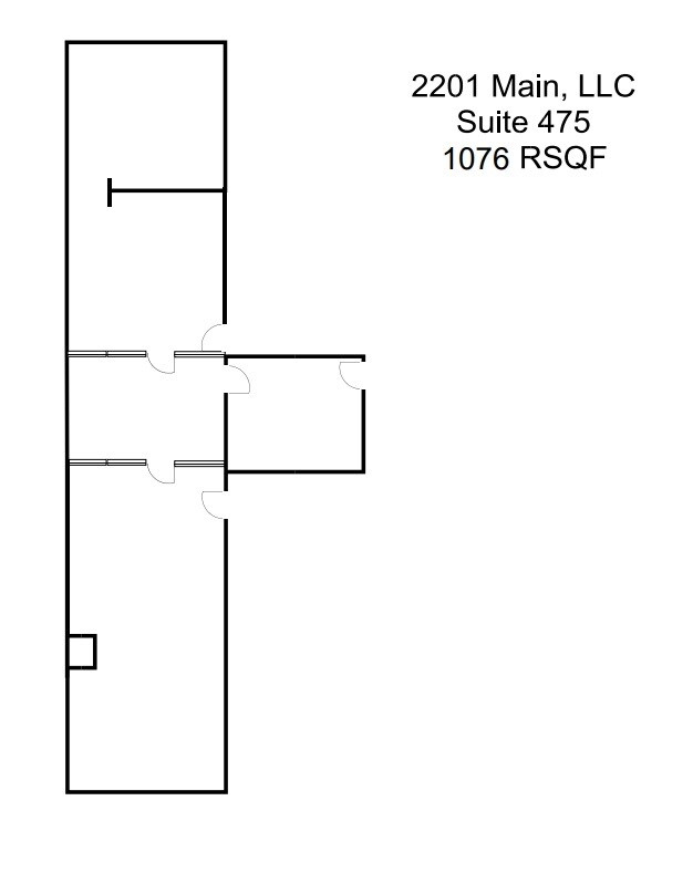 2201 Main St, Dallas, TX for lease Floor Plan- Image 1 of 1