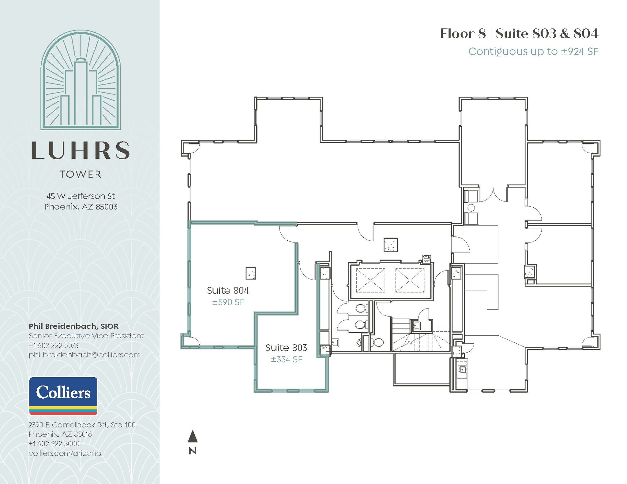 45 W Jefferson St, Phoenix, AZ for lease Floor Plan- Image 1 of 1